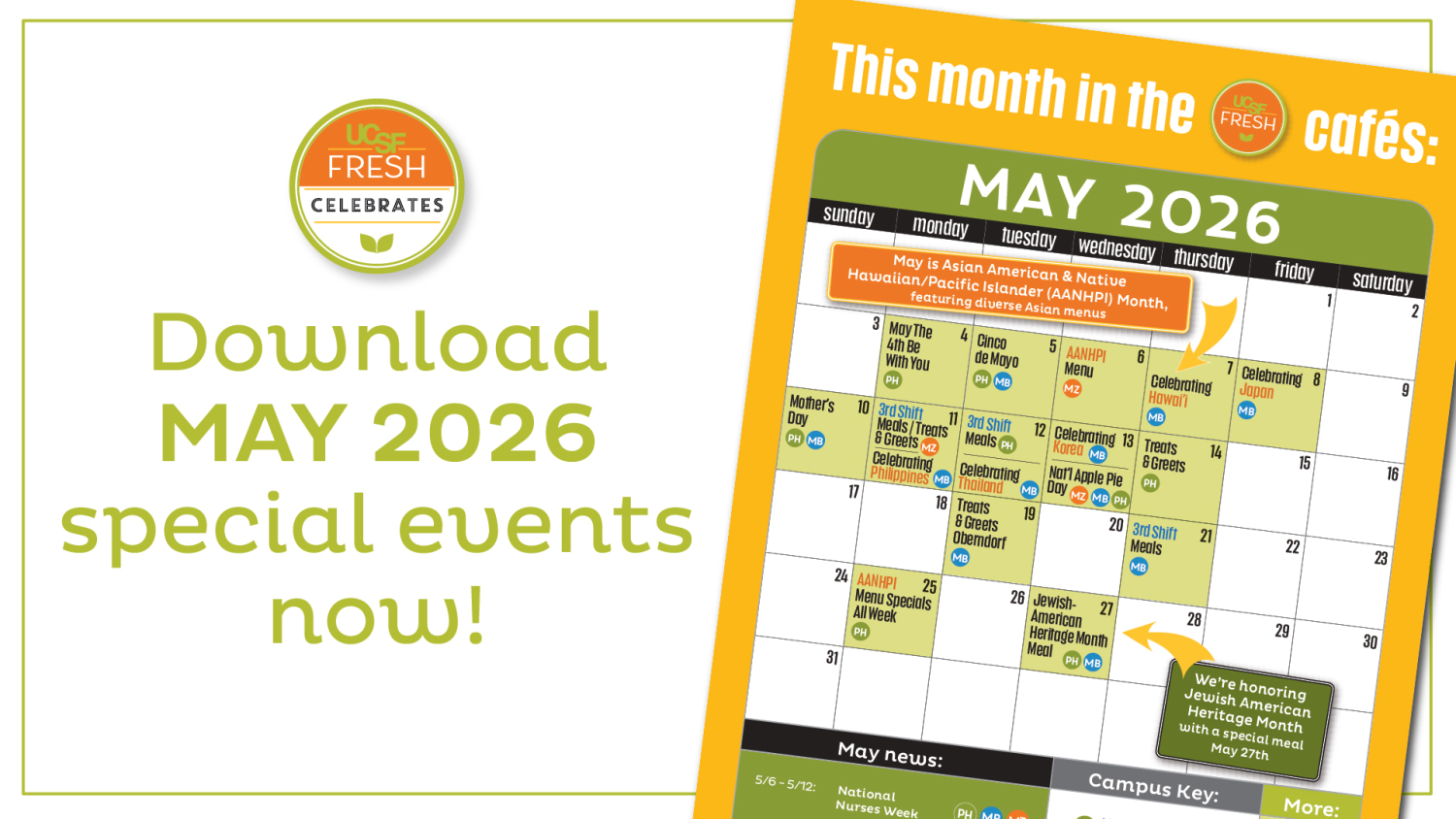 Download May 2026 special events now