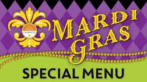 Mardi Gras Special Menu