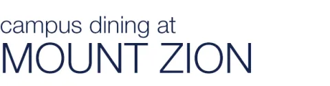 campus dining at Mt Zion