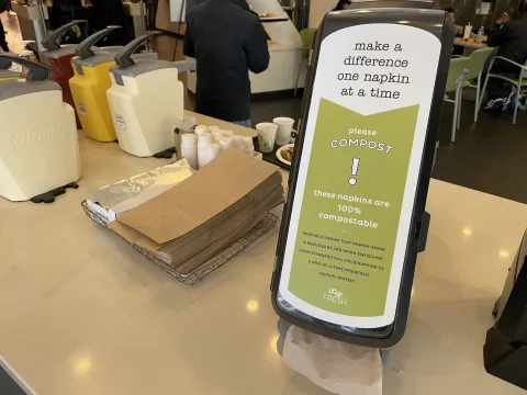 Single Dispense Napkin Holder